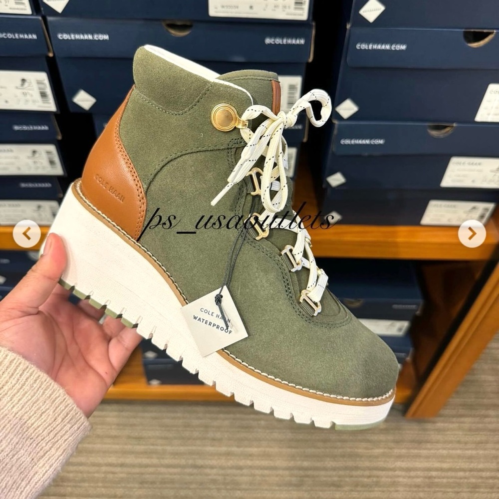 NWT Cole Haan Grandexplore City Waterproof Wedge Boots
Size 10.5 - Picture 12 of 12